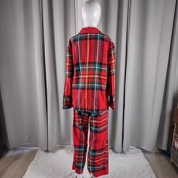 Victoria’s Secret Women's Cotton Red Plaid 2 Pc Pajama Set Size X-Small - Picture 3 of 16